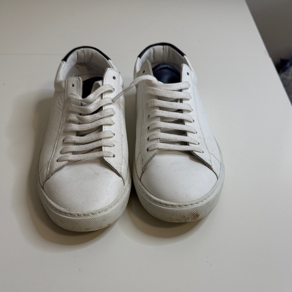 Oliver Cabell Low 1 Ocean Leather Sneakers 7.5